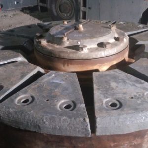 Remont walców mielących młyna